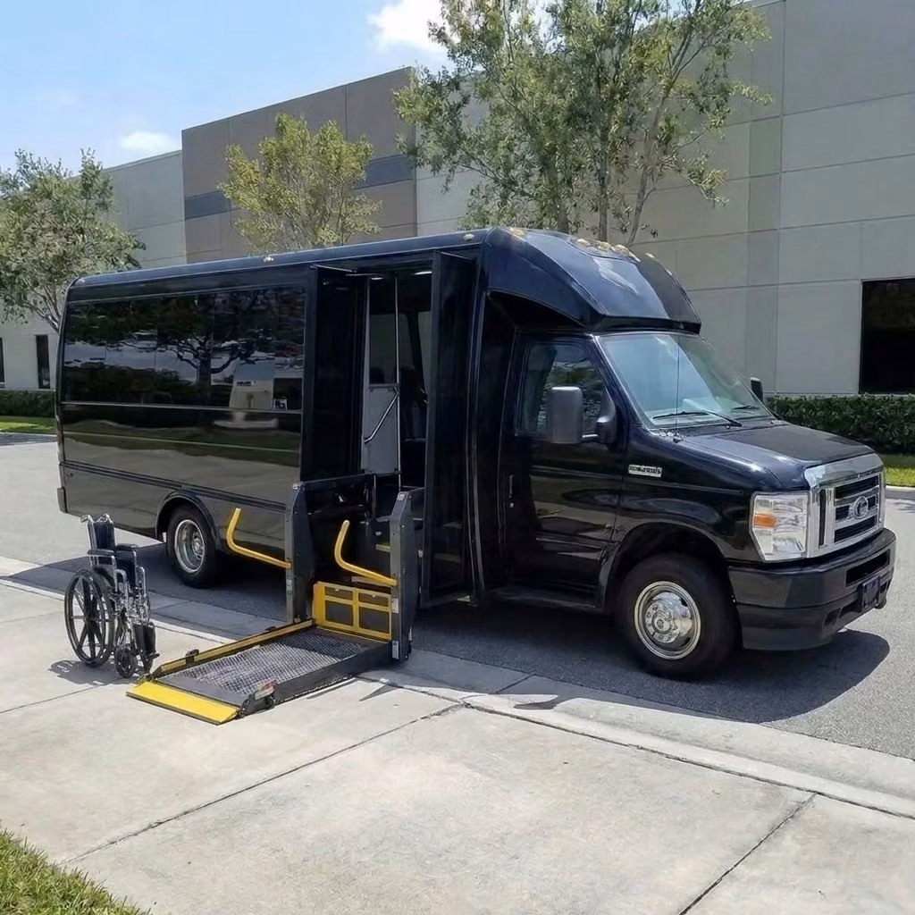 rome 18 passenger minibus wheelchair lift