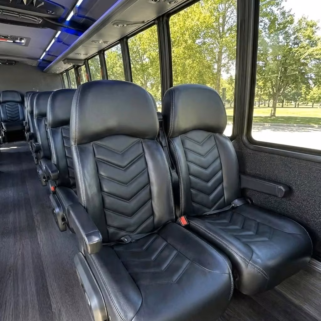 rome 28 passenger minibus seating