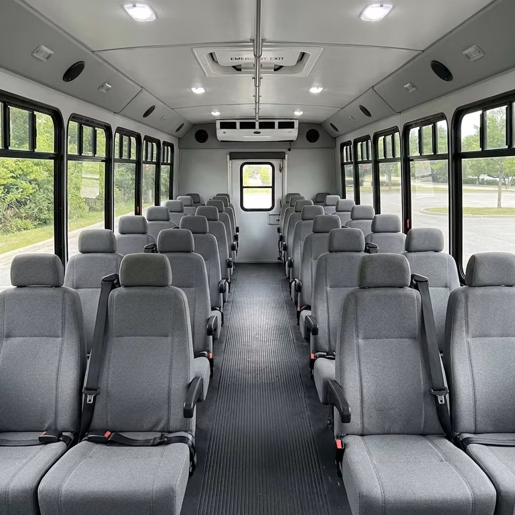 rome 30 passenger minibus seating