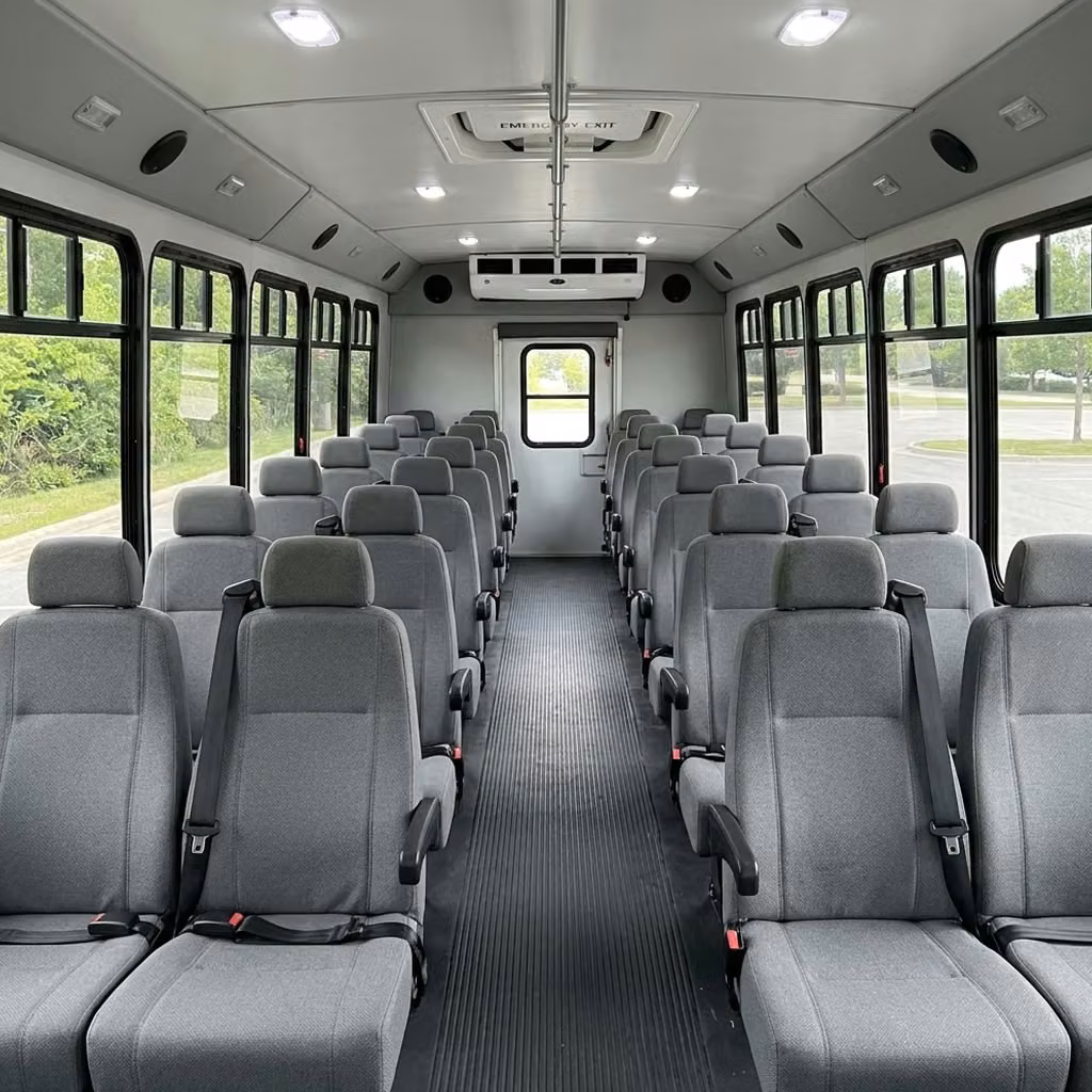 rome 35 passenger minibus seating
