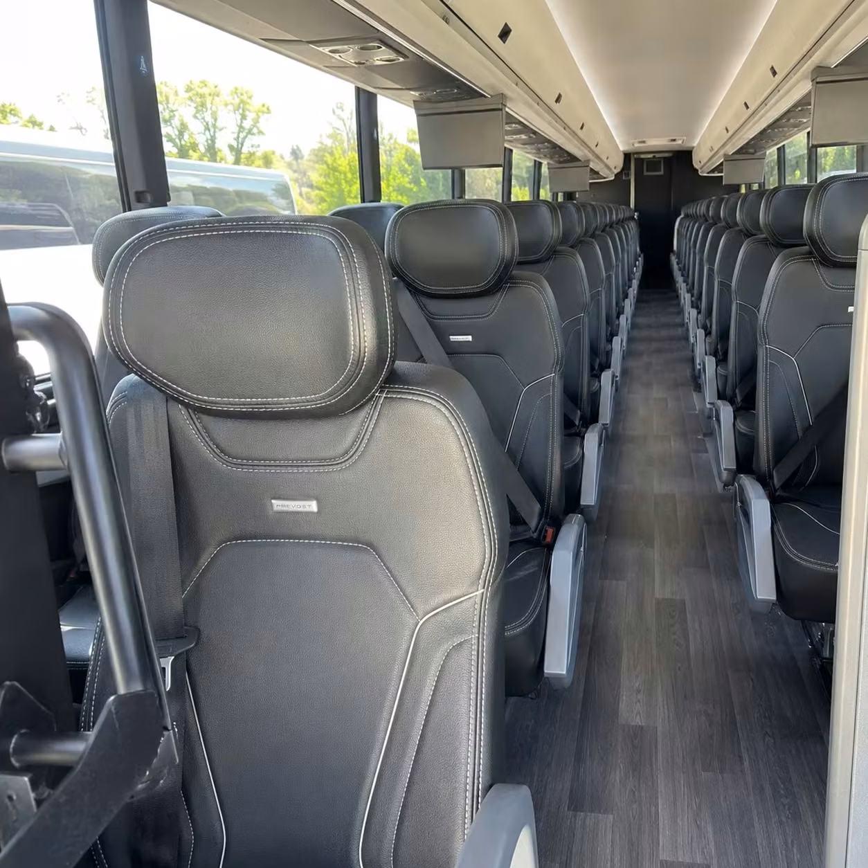 rome charter bus interior 2