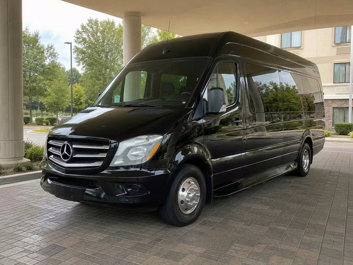 rome sprinter van rental with driver tinted windows