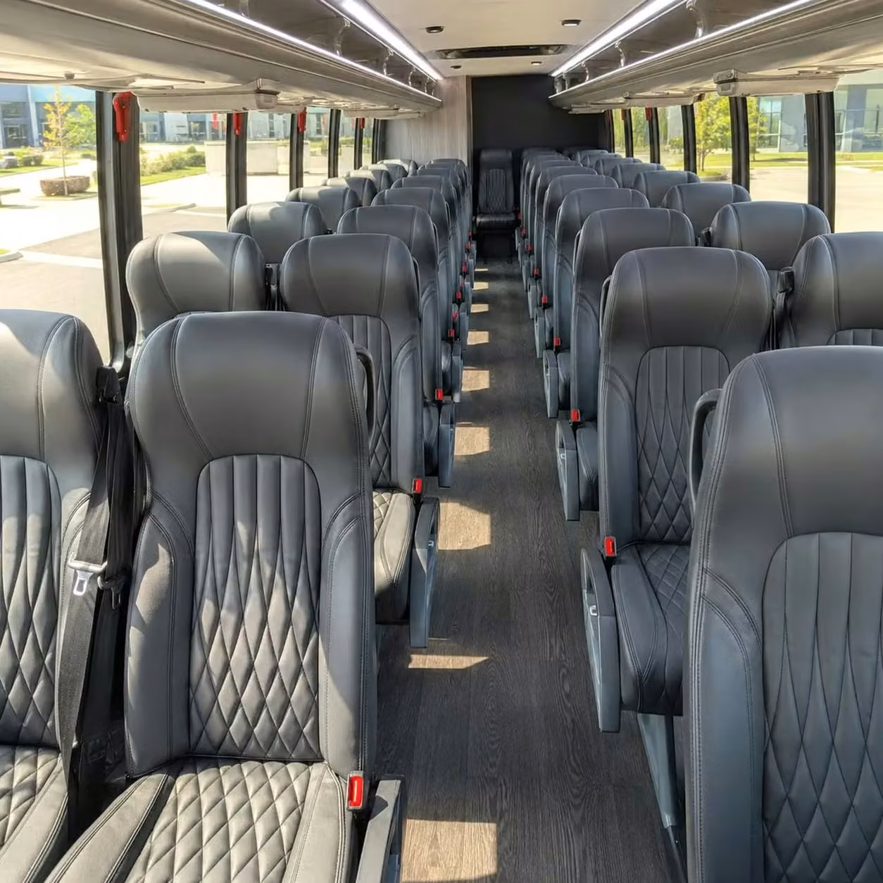 35 passenger minibus interior
